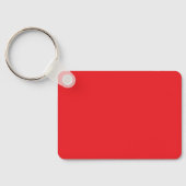 Special Unique Grey Red Elegant Modern Schlüsselanhänger (Rückseite)