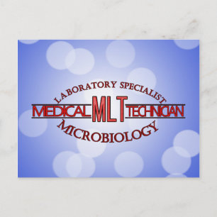 SPECIALIST LABRADOR MLT MICROBIOLOGIE MEDIZINISCHE POSTKARTE