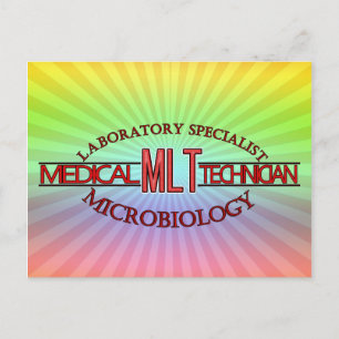 SPECIALIST LABRADOR MLT MICROBIOLOGIE MEDIZINISCHE POSTKARTE