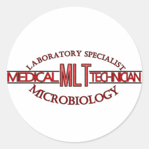 SPECIALIST LABRADOR MLT MICROBIOLOGIE MEDIZINISCHE RUNDER AUFKLEBER