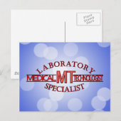 SPECIALIST MT MEDICAL TECHNOLOGIST POSTKARTE (Vorne/Hinten)