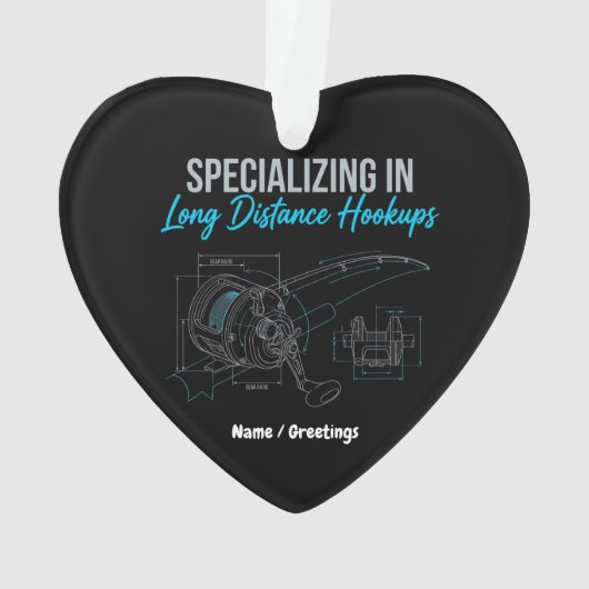 Specializing in Long Distance Hookups Funny Tech Ornament (Rückseite)