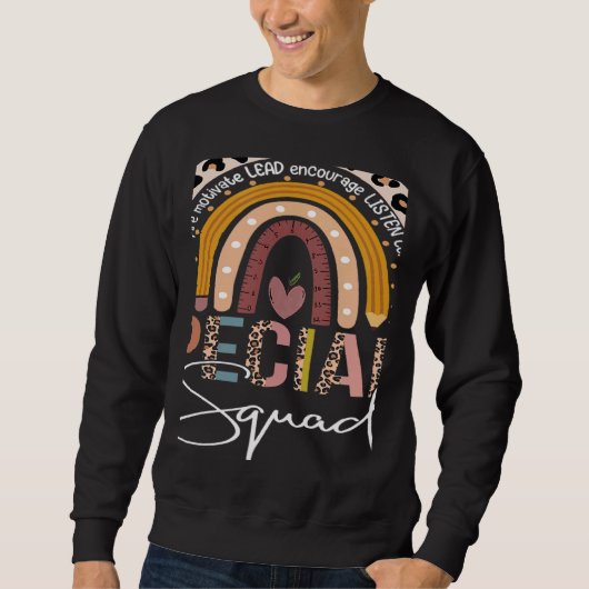 Specials Squad Co Curricular Teachers Team Leopard Sweatshirt (Vorderseite)