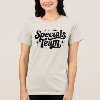 Specials Team Groovy Retro-Typografie Funkelnde St