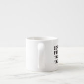 Specialty Mug,Coffee First Then The World – Motiva Espressotasse (Rückseite)
