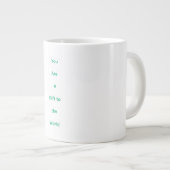 Specialty Mug that will lift your thoughts Jumbo-Tasse (Vorderseite Rechts)