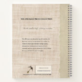 Specimen Press Vol. 4: Sea Kelp Archival Journal Notizblock (Rückseite)