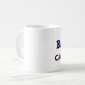 Speck angetrieben durch Koffein Kaffeetasse (Vorderseite Links)