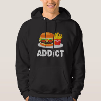 Speck-Cheeseburger Hamburger und Pommes Frites Add Hoodie