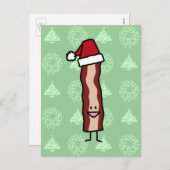 Speck, der ein Weihnachtsmannmütze-Weihnachten Feiertagspostkarte (Vorne/Hinten)