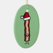 Speck, der ein Weihnachtsmannmütze-Weihnachten Keramik Ornament (Rechts)