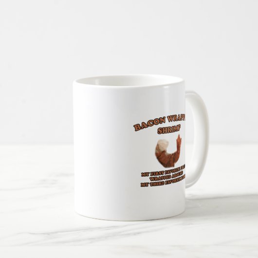 Speck eingewickelte Garnele Kaffeetasse (VorderseiteRechts)