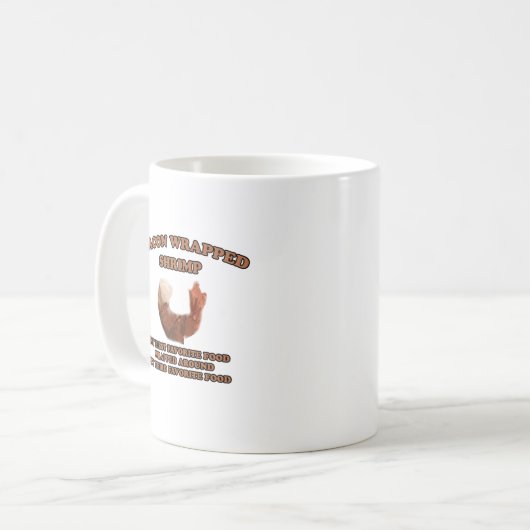 Speck eingewickelte Garnele Kaffeetasse (Vorderseite Links)