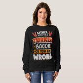 Speck: Entweder mag man Puten-Bacon oder man hat U Sweatshirt (Vorne ganz)