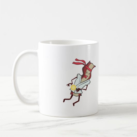 Speck gegen Wurst-Tasse Kaffeetasse (Links)