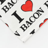 Speck-Herz Fleecedecke (Ecke)