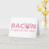 Speck ist für mich gut karte (Gelbe Blume)