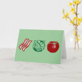 Speck-Kopfsalat u. Tomate - das BLT! Karte (Gelbe Blume)