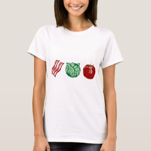 Speck-Kopfsalat u. Tomate - das BLT! T-Shirt