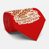 Speck-Lebensstil Krawatte (Gerollt)