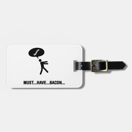 Speck-Liebhaber Gepäckanhänger (Vorderseite horizontal)