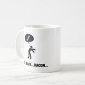 Speck-Liebhaber Kaffeetasse (Vorderseite Links)