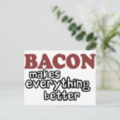 Speck macht alles besser postkarte (Stehend Vorderseite)