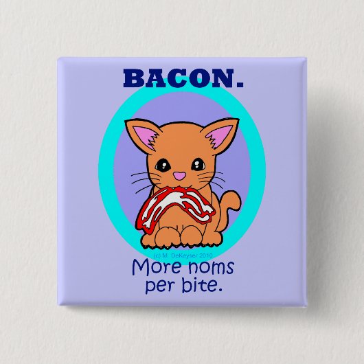 Speck: Mehr noms pro Bisskatze Button (Vorderseite)