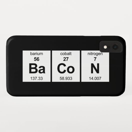 Speck-Periodensystem Case-Mate iPhone Hülle (Rückseite (Horizontal))