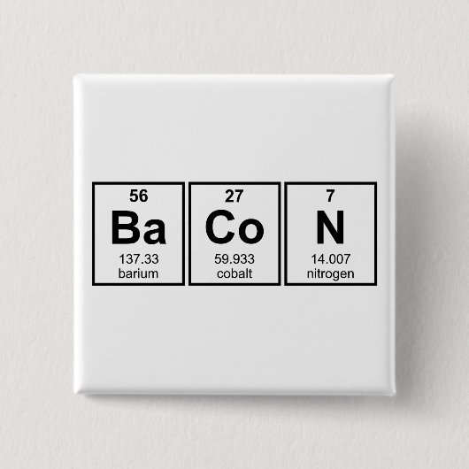 Speck-Periodensystem-Element-Symbole Button (Vorderseite)