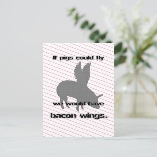 Speck Postkarte (Stehend Vorderseite)