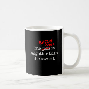 Speck-Presse ist Migthier als die Klinge Kaffeetasse