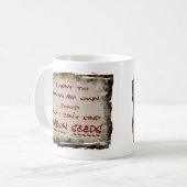 Speck-Samen Kaffeetasse (Vorderseite Links)