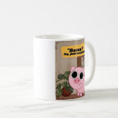 Speck-Spargel-Zitat Kaffeetasse (VorderseiteRechts)