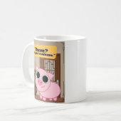 Speck-Spargel-Zitat Kaffeetasse (Vorderseite Links)