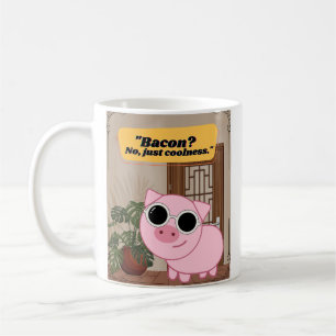 Speck-Spargel-Zitat Kaffeetasse