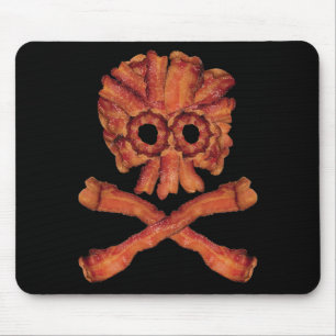 Speck-Totenkopf mit gekreuzter Knochen Mousepad