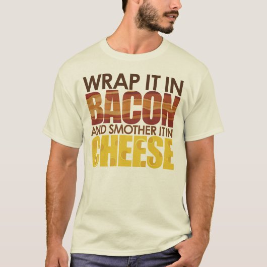 Speck u. Käse, BITTE! T-Shirt (Vorderseite)