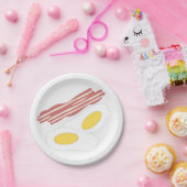 Speck und Ei-Entwurf Pappteller (Party)