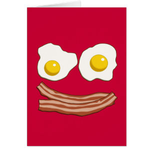 Speck-und Ei-Karte