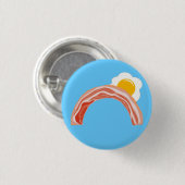 Speck und Ei-Regenbogen Button (Vorne & Hinten)