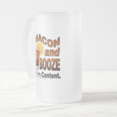 SPECK und SCHNÄPSE! Jetzt bin ich - Cocktail-Spaß Mattglas Bierglas (Vorderseite Links)