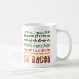 Speck-Vegetarier Kaffeetasse