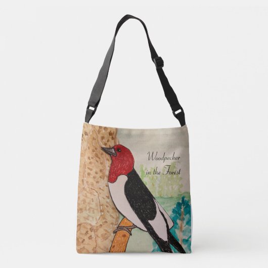 Specker im Wald Tragetaschen Mit Langen Trägern (Rückseite)