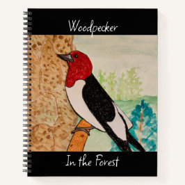 Specker im Waldschwarz Notizblock