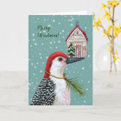 Specker mit Vintager Hauskarte Karte (Gelbe Blume)