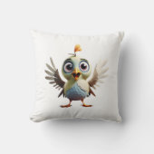 Specker Niedlicher Babyvogel Kissen (Vorderseite)