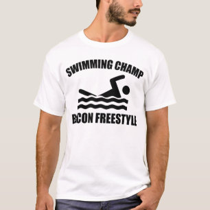 Speckfreistil-Schwimmenchampion T-Shirt