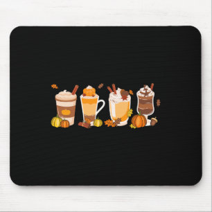 Speckkaffee Latte Herbst Herbstsaison Hallo Fall Mousepad