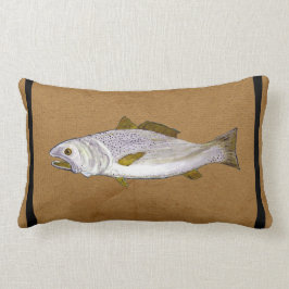 Specklatsche Trout Lumbar werfen Kissen